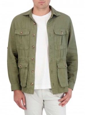 Robert Graham Weston Sahara Jacket Olijfgroen | RD6457893