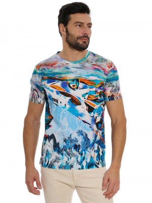 Robert Graham Yacht Trip T-shirt Multi | ZB7024589